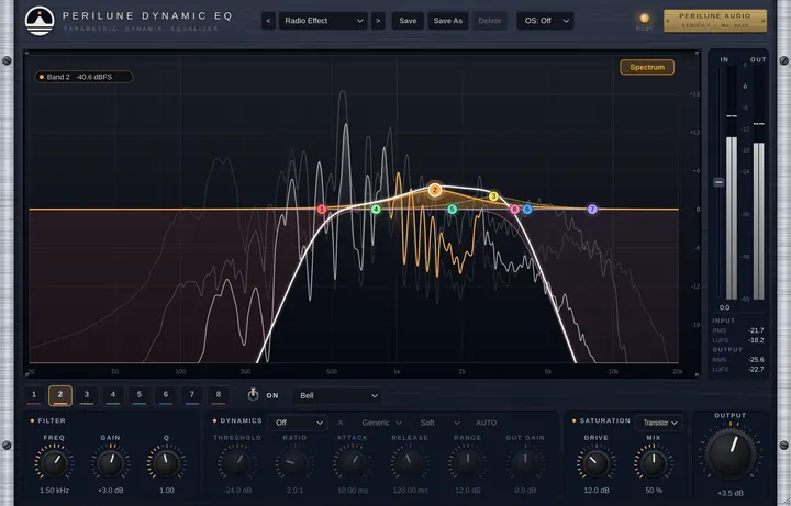 Radio Effect preset